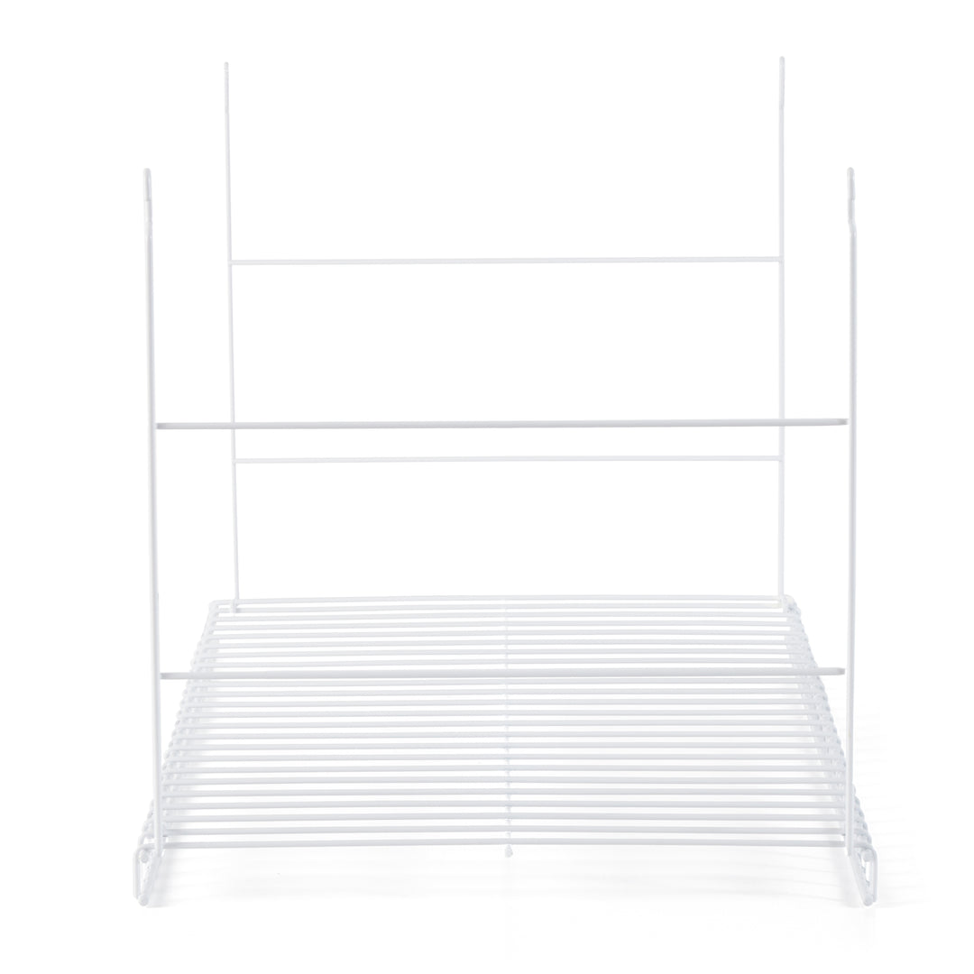Rubbermaid 24" Universal Closet Steel Wire Added Storage Hanging Shelf (2 Pack) - VMInnovations