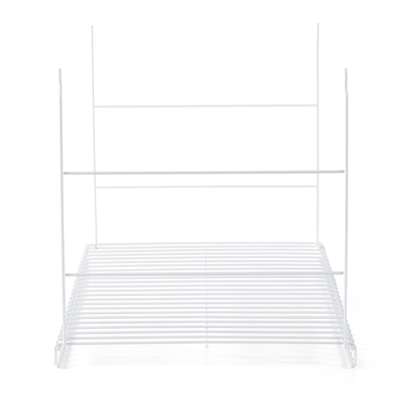 Rubbermaid 24" Closet Steel Wire Added Storage Shelf, White (Open Box) (2 Pack)