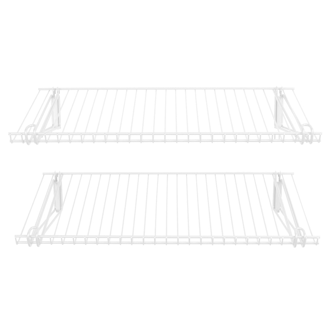Rubbermaid FG3H9100WHT Configurations Accessories 26-Inch Shelving Kit, White