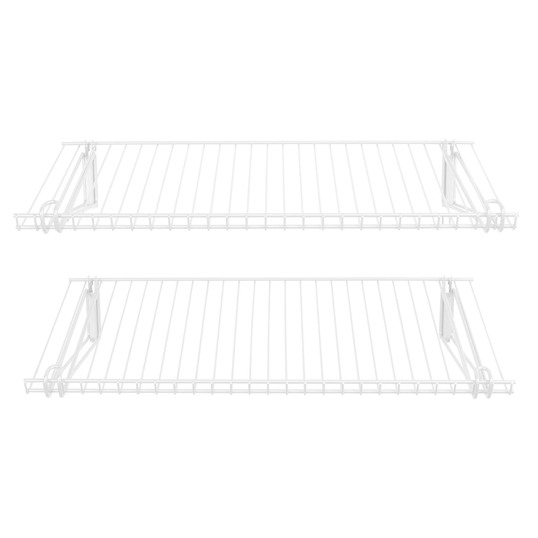 Rubbermaid Configurations Accessories 26-Inch Shelving Kit, White (For Parts)