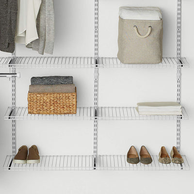 Rubbermaid FG3H9100WHT Configurations Accessories 26-Inch Shelving Kit, White - VMInnovations