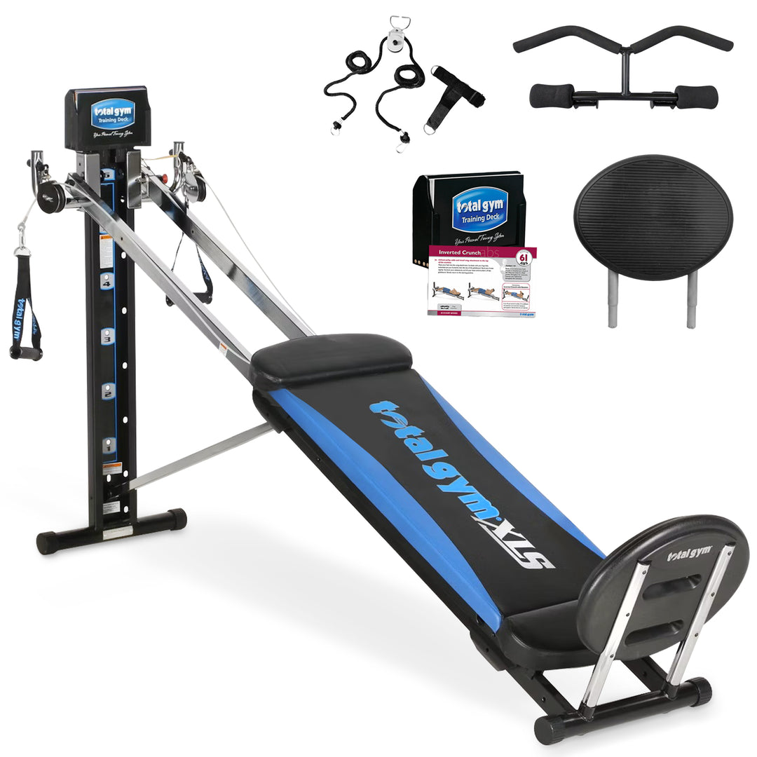 Total Gym XLS Universal Home Gym Workout Machine, Plus Accessories (Used) - VMInnovations