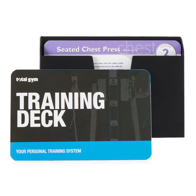 Total Gym Personal Training Cards and Case with 80 Total Body Exercises (Used)