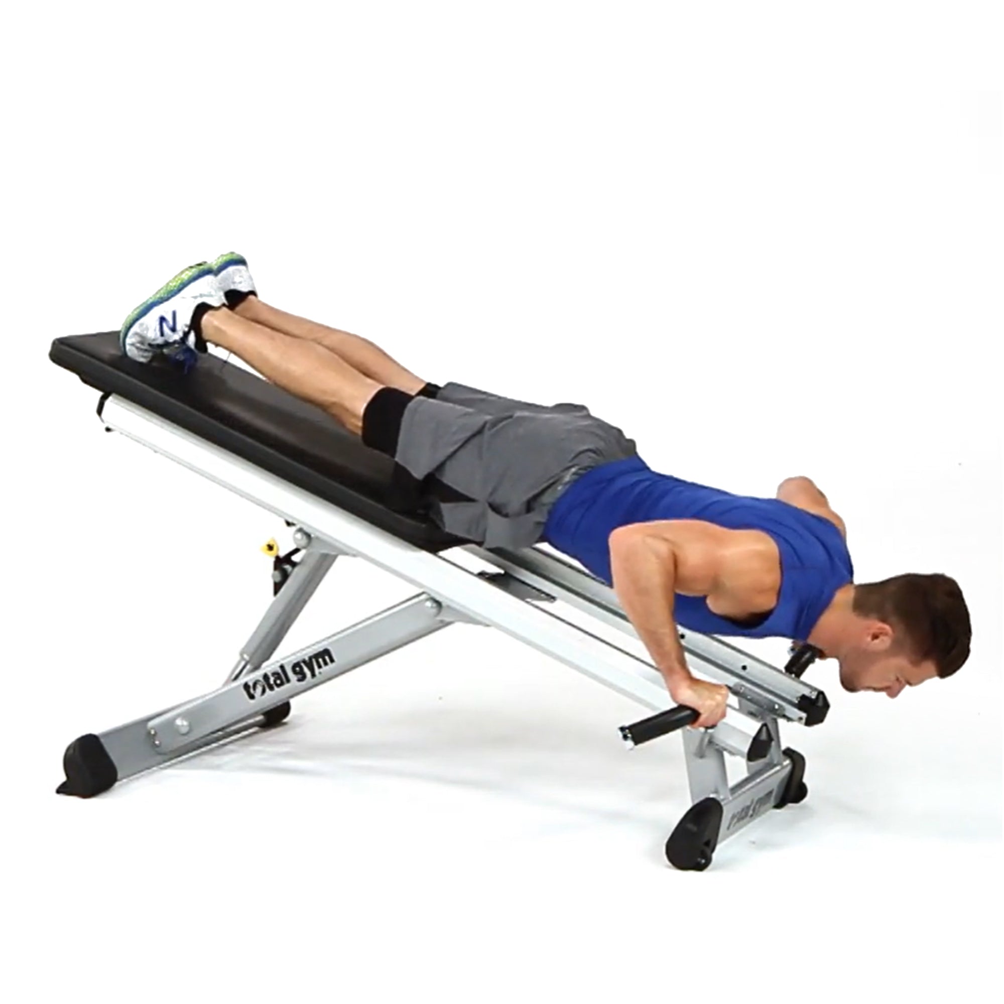 Total Gym Upper Body Press Up Bar Attachments for Home Workout Machines, Black - VMInnovations