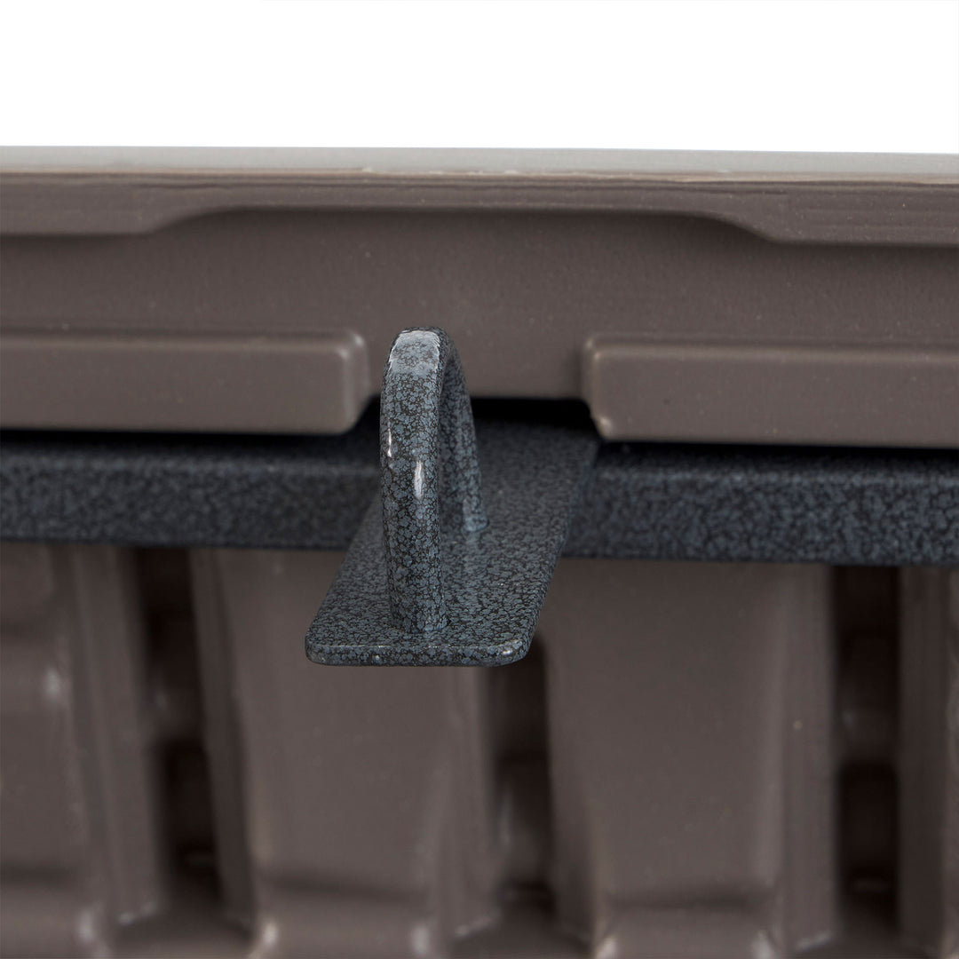 Plastic Development Group 105-Gal Patio Storage Deck Box, Driftwood (Open Box) - VMInnovations