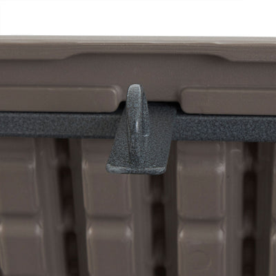 Plastic Development Group 130-Gallon Resin Patio Storage Deck Box, Gray (Used) - VMInnovations