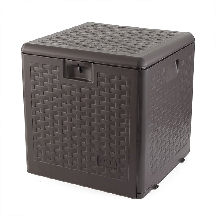 Plastic Development Group 28-Gallon Resin Patio Storage Deck Box (Open Box) - VMInnovations