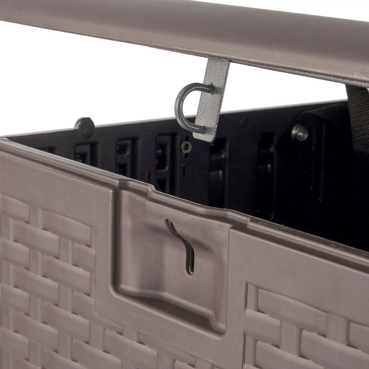 Plastic Development Group 28-Gallon Resin Patio Storage Deck Box (Open Box) - VMInnovations