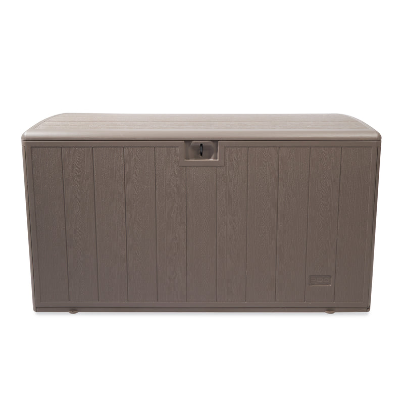 Plastic Development Group 105 Gallon Deck Box with Gas Shock Lid (Open Box)