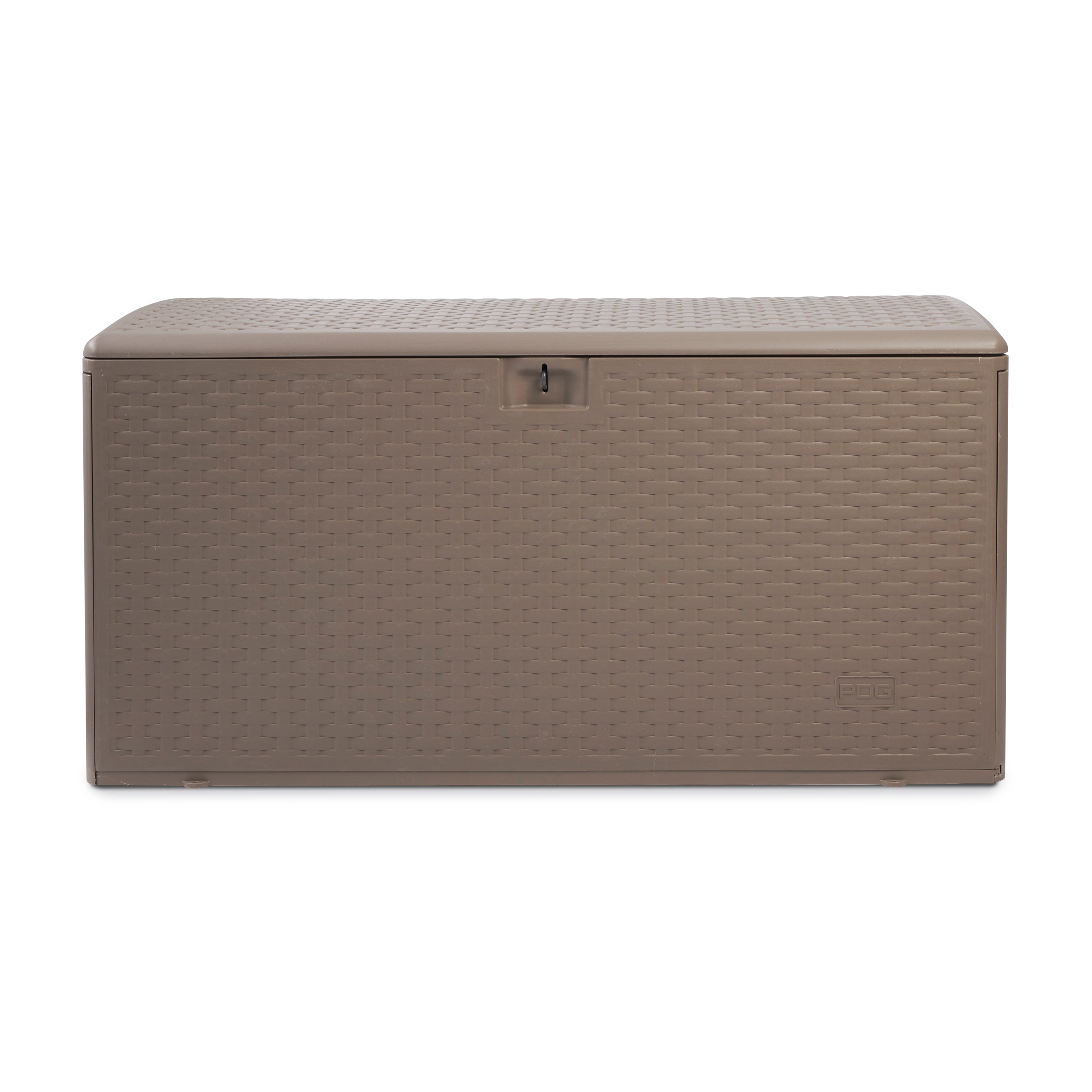 Plastic Development Group 99-Gallon Resin Outdoor Storage Deck Box (Used) - VMInnovations