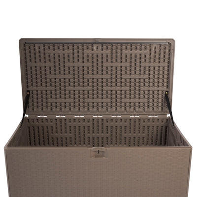 Plastic Development Group 99-Gallon Resin Outdoor Storage Deck Box (Used) - VMInnovations