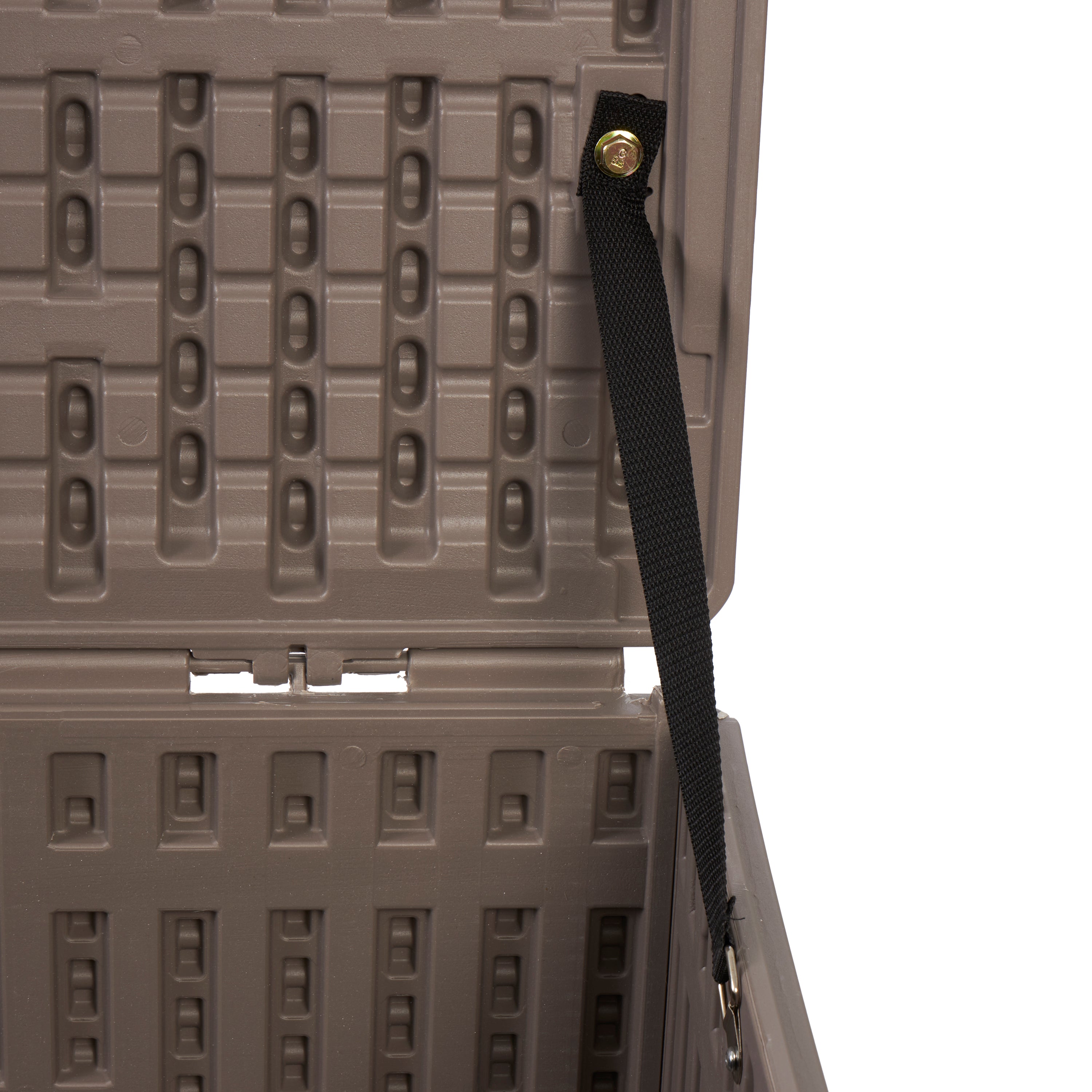 Plastic Development Group 99-Gallon Resin Outdoor Storage Deck Box (Used) - VMInnovations