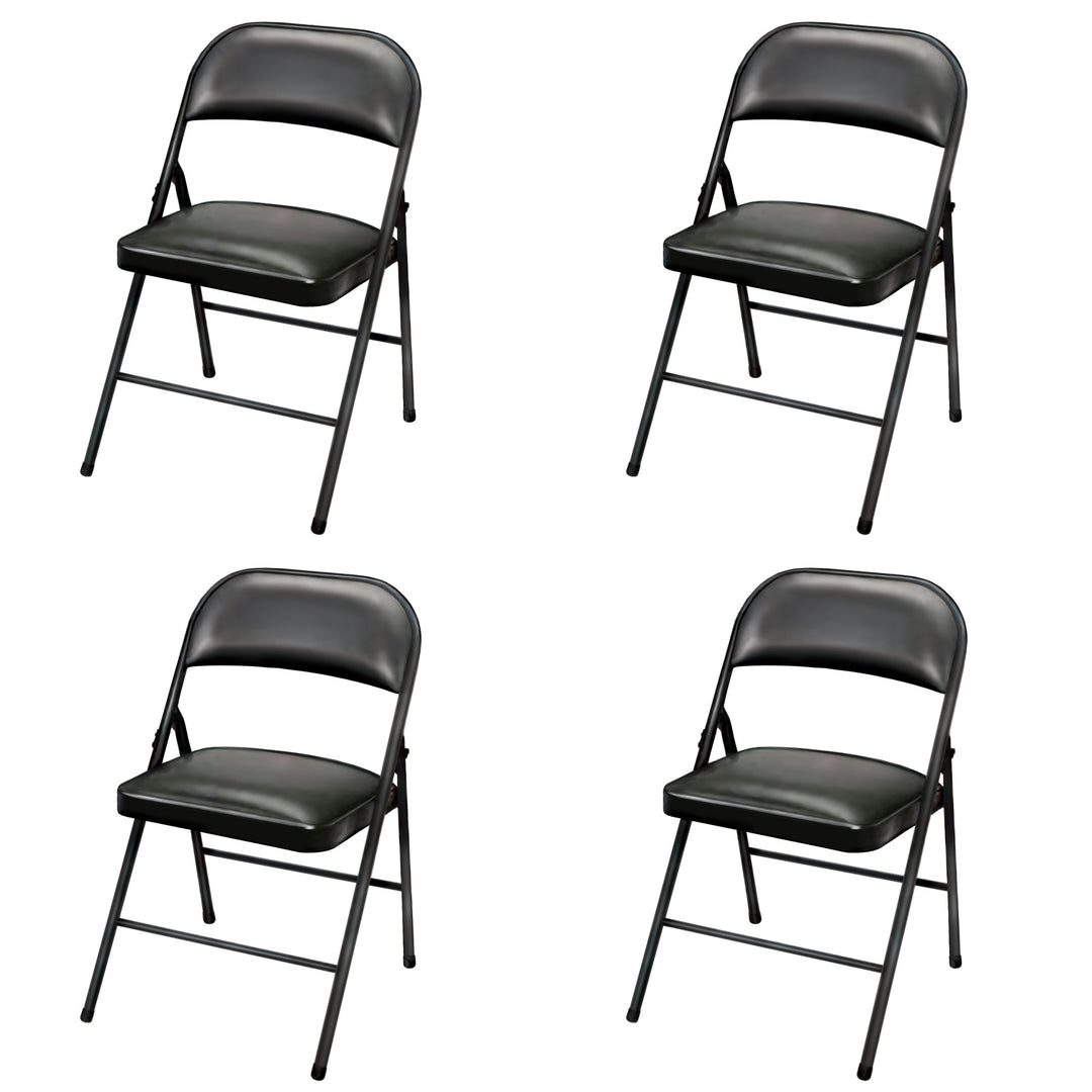 Plastic Development Group Party Metal Padded Vinyl Folding Chair (4 Pack) (Used) - VMInnovations