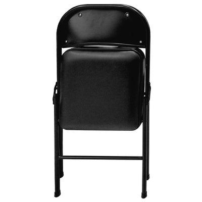 Plastic Development Group Party Metal Padded Vinyl Folding Chair (4 Pack) (Used)