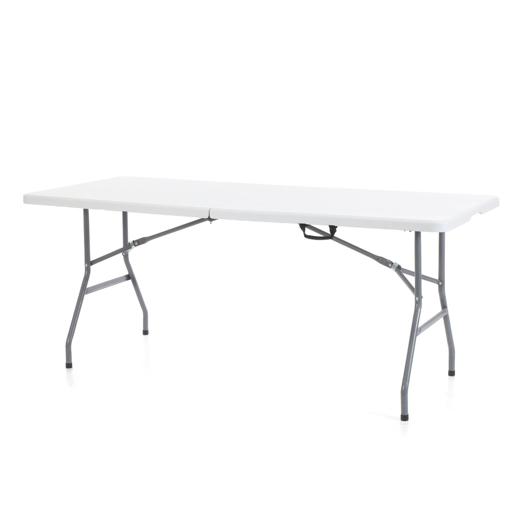 Plastic Development Group 806 6 Foot Folding Banquet Table, White (Open Box)