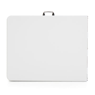 Plastic Development Group 806 6 Foot Fold In Half Folding Table, White (Used)