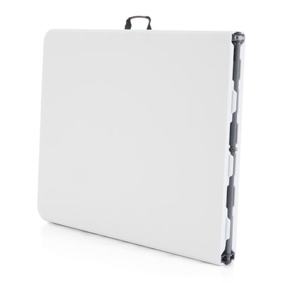 Plastic Development Group 806 6 Foot Folding Banquet Table, White (Open Box)