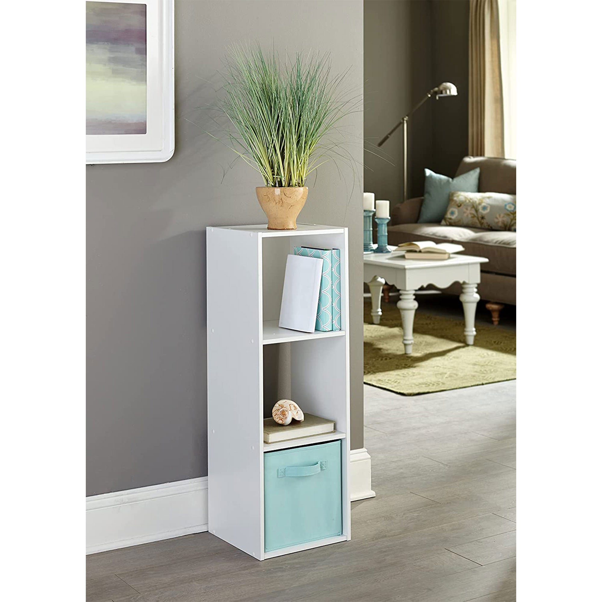 Closetmaid Decorative Home 3-Cube Cubeicals Organizer Storage, White (Open Box) - VMInnovations