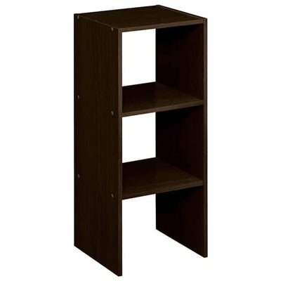 ClosetMaid Home Stackable 2-Cube Organizer Storage 31-Inch, Espresso (Open Box) - VMInnovations