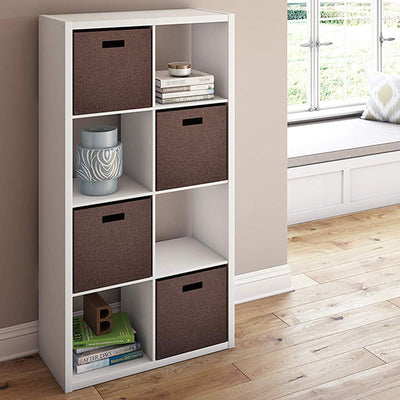 ClosetMaid 4583 Bookcase Open Back 8-Cube Storage Organizer, White (Open Box) - VMInnovations