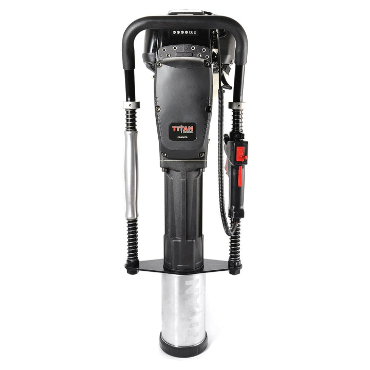 Titan 4 Inch Barrel 1.3 HP Gas Powered Fence Post Driver Pole Pounder (Open Box) - VMInnovations
