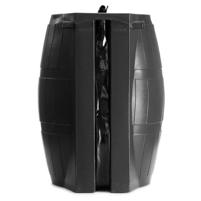 FCMP Outdoor 45-Gallon BPA Free Home Rain Water Catcher Barrel, Black (Used)