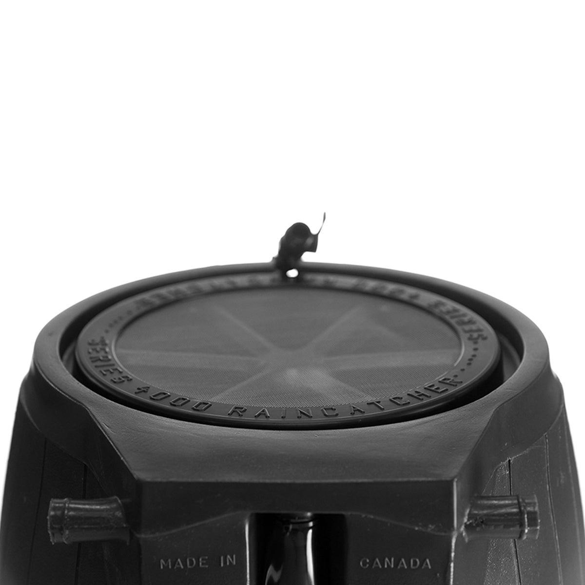 FCMP Outdoor 45-Gal BPA Free Home Rain Water Catcher Barrel, Black (For Parts)