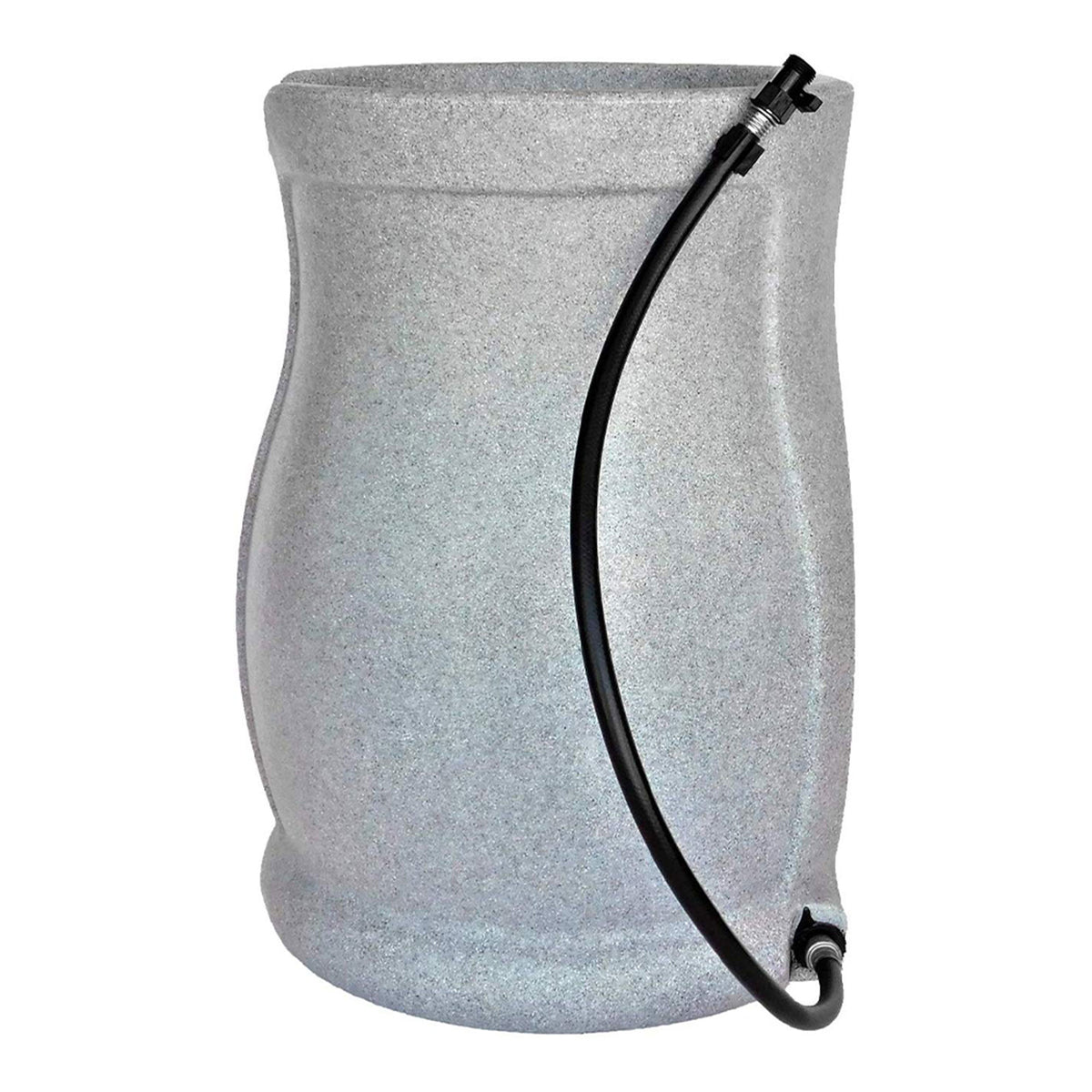 FCMP Outdoor Water Irrigation 45 Gal Catalina Rain Barrel, Light Granite (Used)