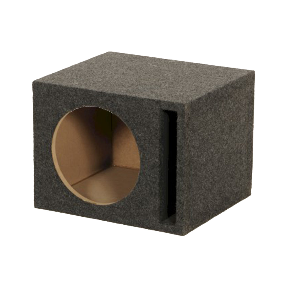 Q-Power QBASS10 Single 10" Vented Slot Ported Subwoofer Enclosure (Open Box)