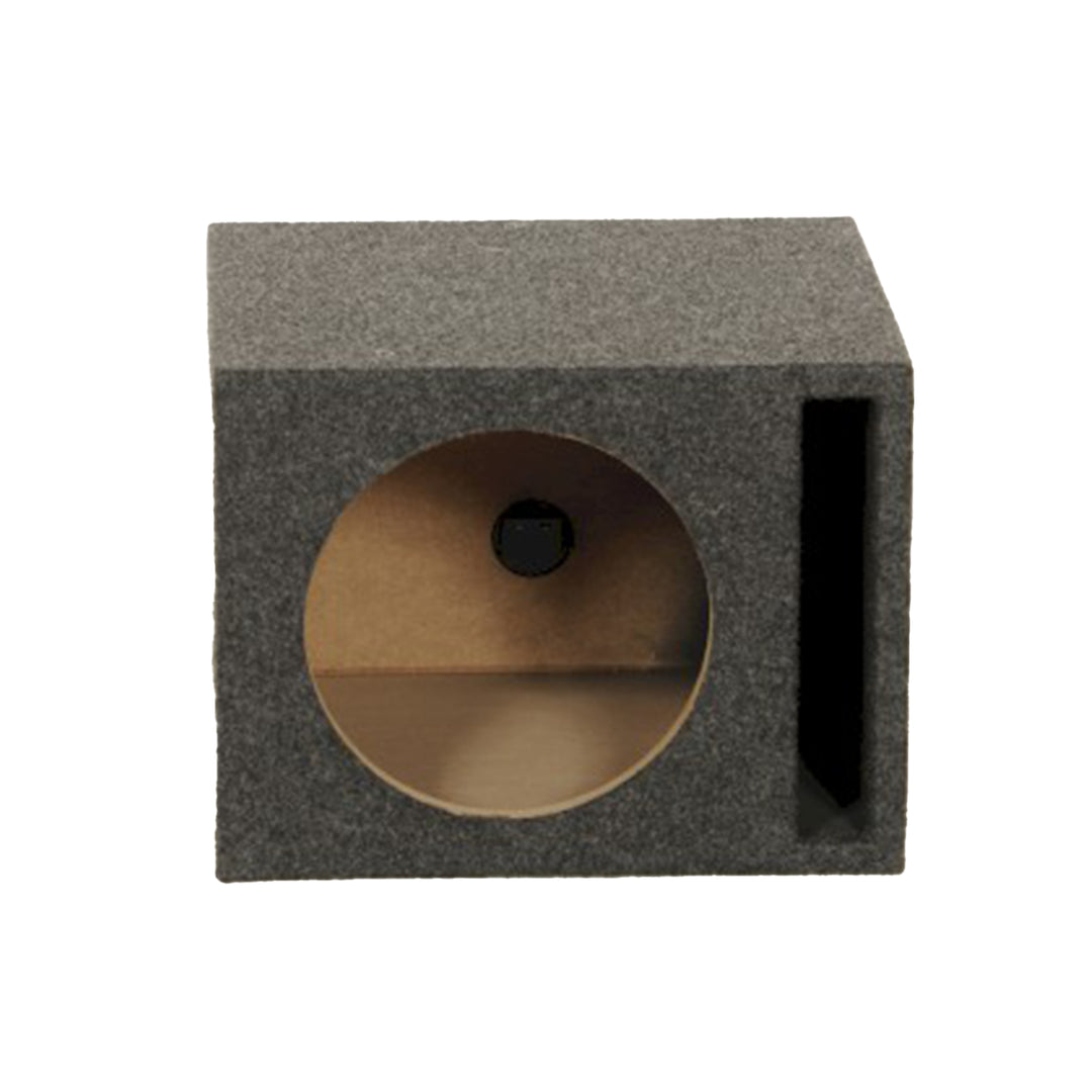 Q-Power QBASS10 Single 10" Vented Slot Ported Subwoofer Enclosure (Open Box)
