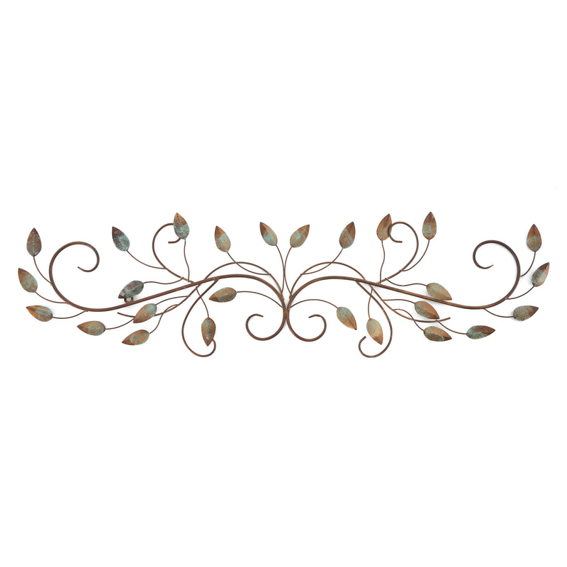 Stratton Home Decor Scroll Leaf 40x10 Inch Metal Wall Art Room Decoration (Used)