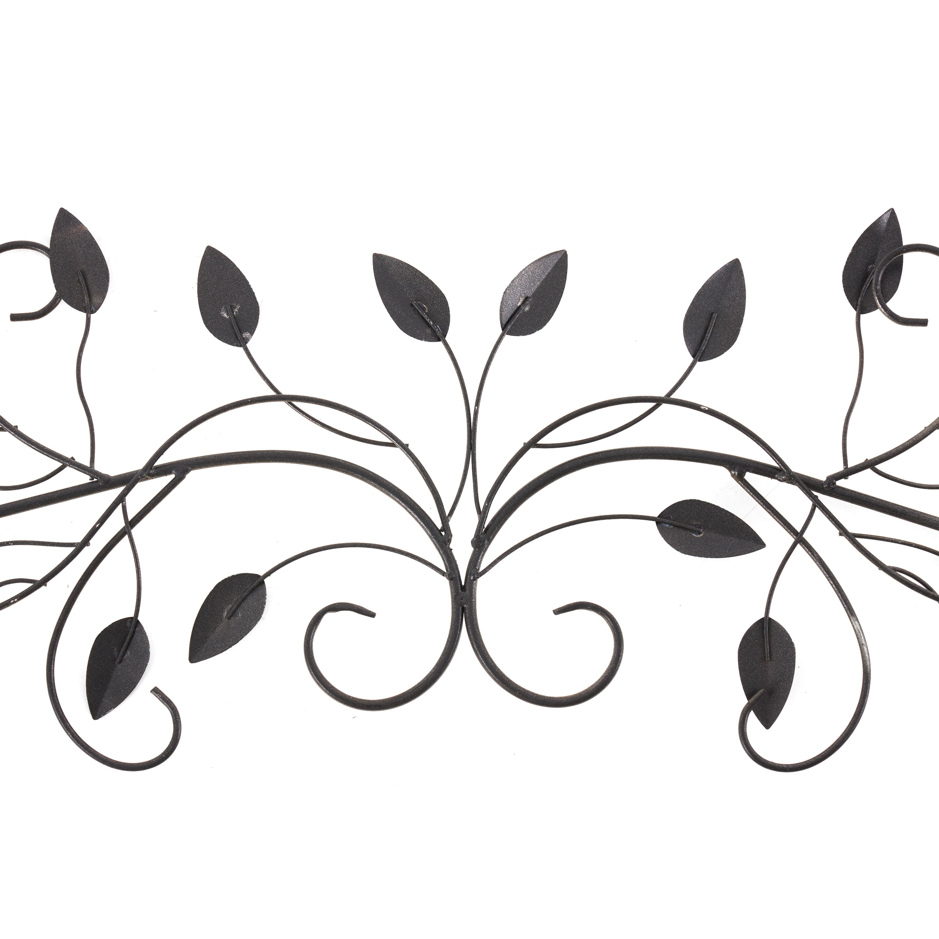 Stratton Home Decor Scroll Leaf 40x10 Inch Metal Wall Art Room Decoration (Used) - VMInnovations