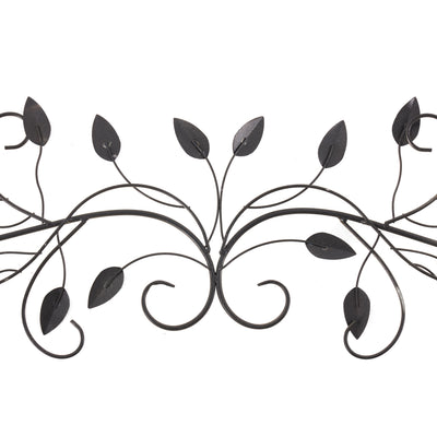 Stratton Home Decor Scroll Leaf 40x10 Inch Metal Wall Art Room Decoration (Used) - VMInnovations