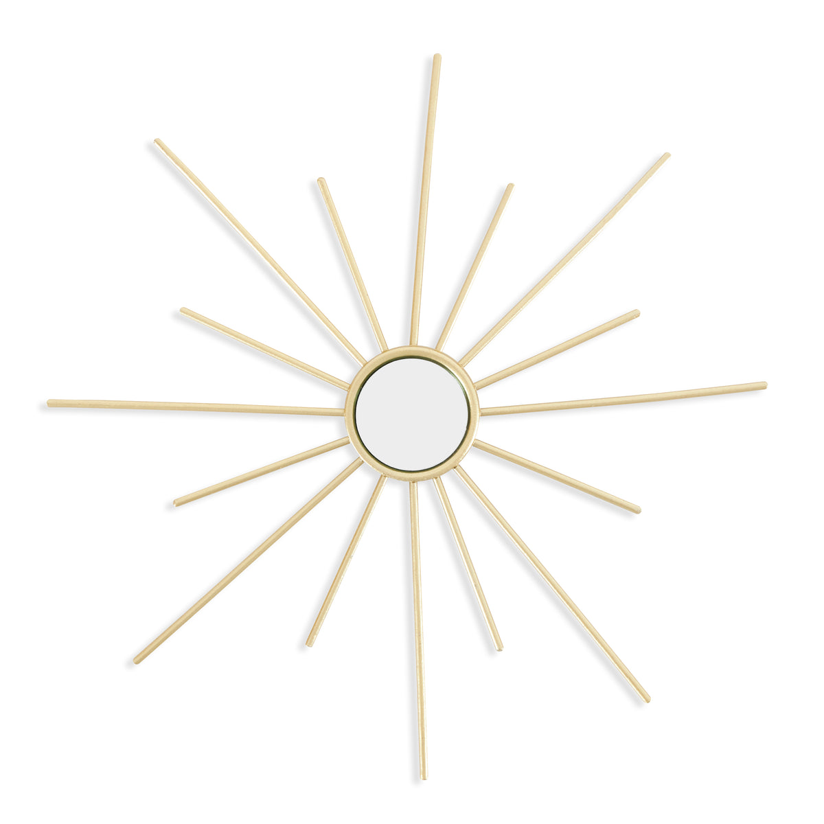Stratton Home Mirror Metallic Modern Wall Art Decor Set of 3, Gold (Damaged)