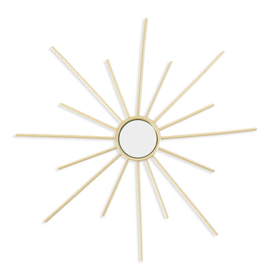 Stratton Home Mirror Metallic Modern Wall Art Decor Set of 3, Gold (Damaged)