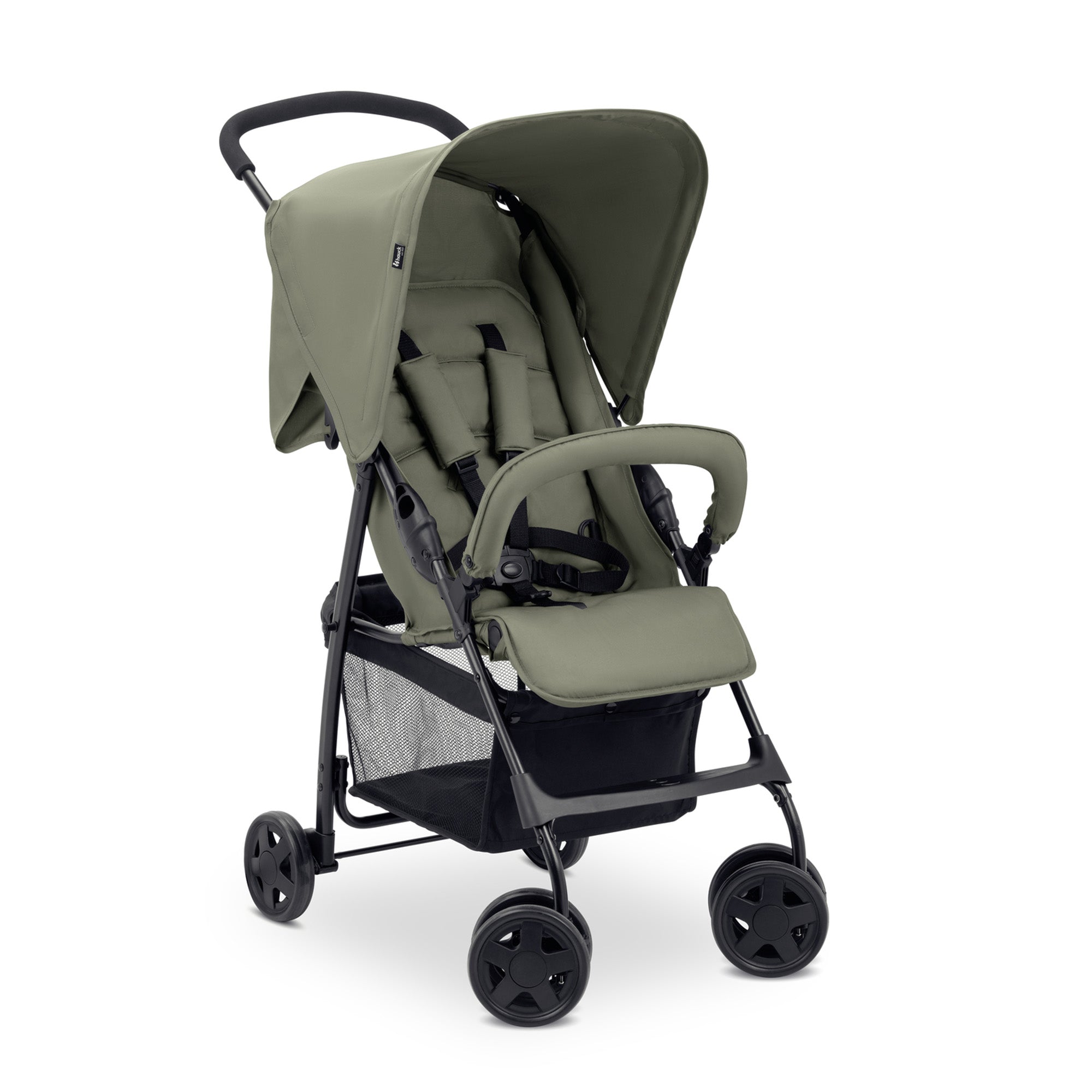 hauck Sport T13 Lightweight Compact Foldable Stroller Push Chair, Dark Olive - VMInnovations