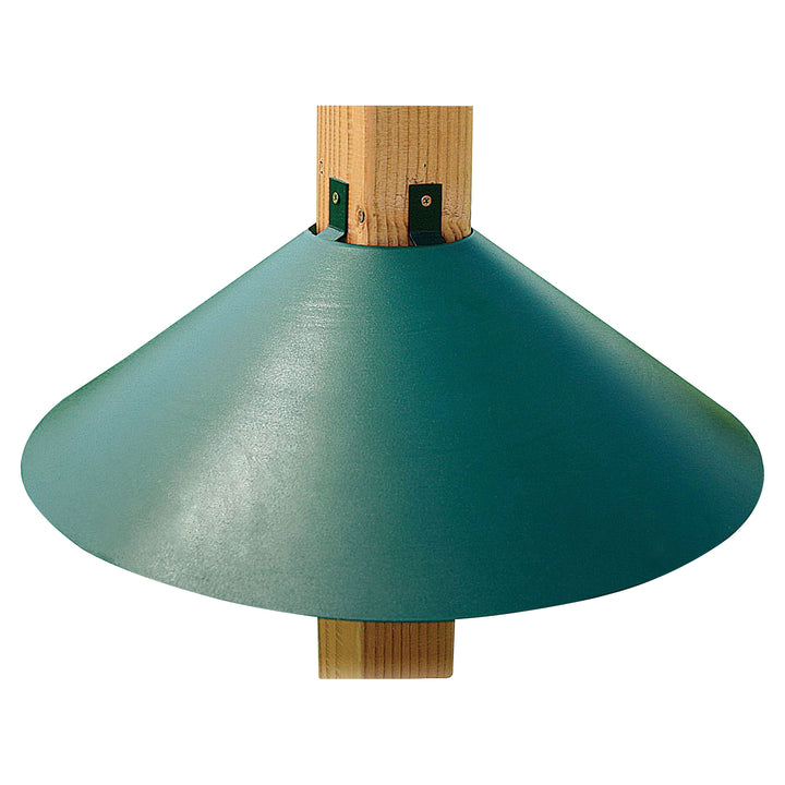 Woodlink Metal Wrap Bird Feeder Squirrel Baffle Guard 4x4 Pole Post (Open Box)
