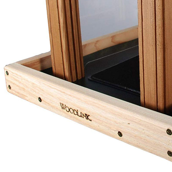 Woodlink PRO4 Large Capacity Ranch Style Red Cedar Wood Bird Feeder (Open Box) - VMInnovations