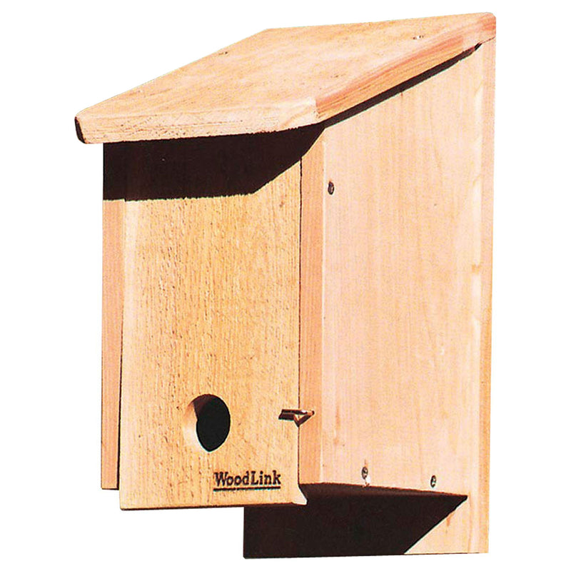 Woodlink Kiln-Dried Cedar Wood Birdhouse Winter Roosting and Shelter Box, Brown