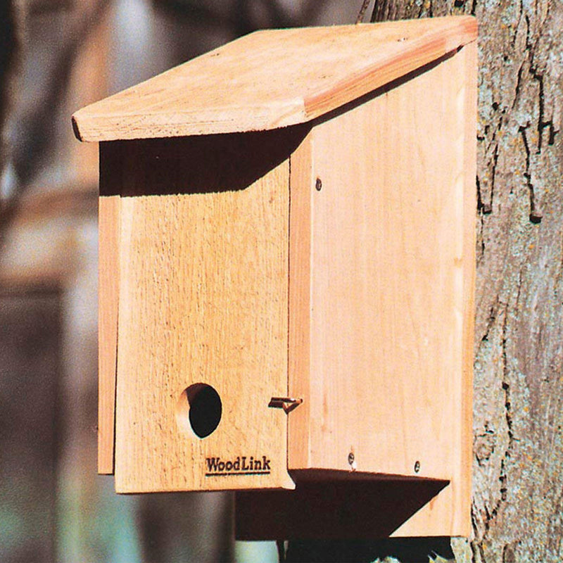 Woodlink Kiln-Dried Cedar Wood Birdhouse Winter Roosting & Shelter Box,(Used)