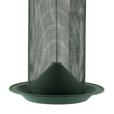 Woodlink Magnum 4-Quart Nyjer Thistle Seed Hanging Screen Bird Feeder, Green