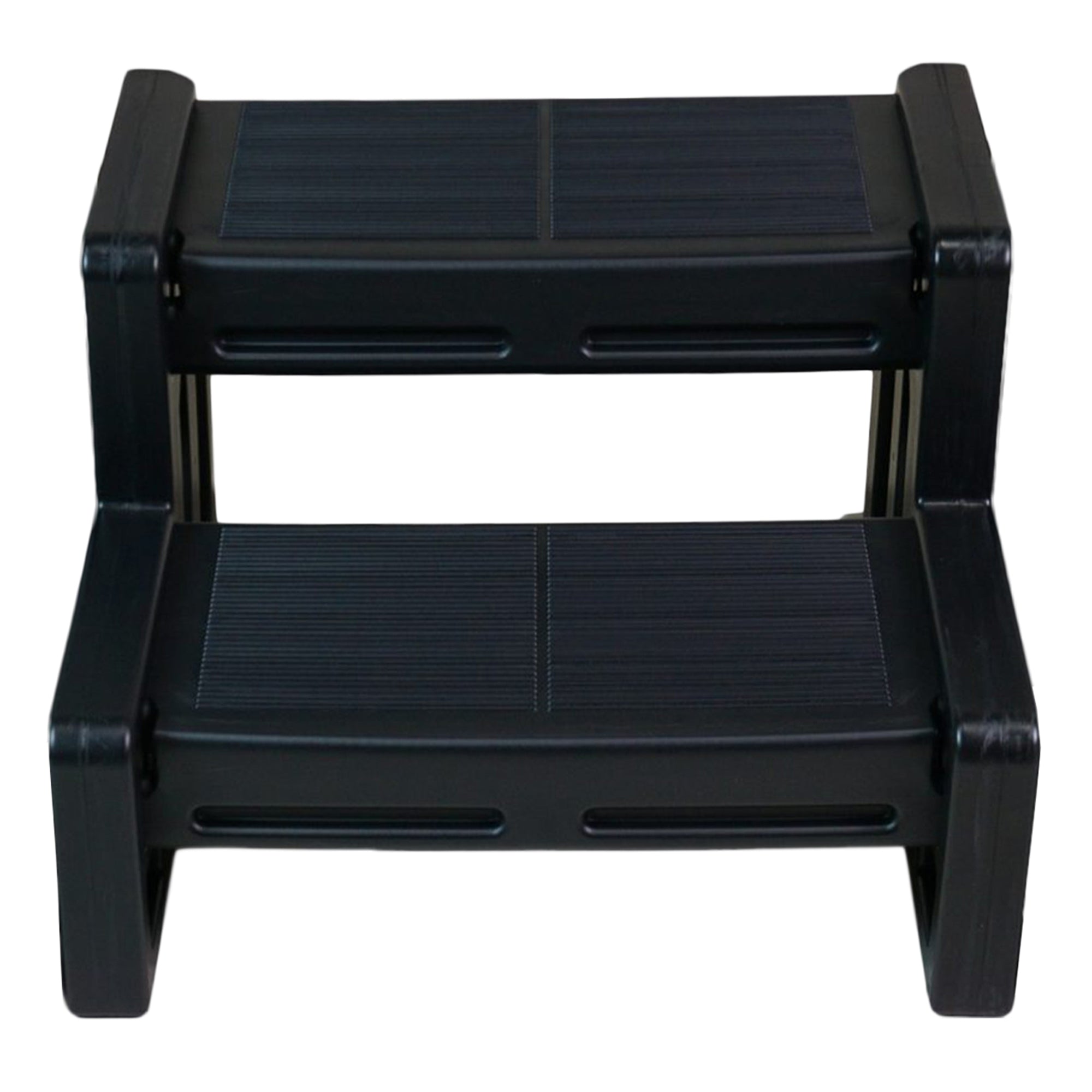 Vinyl Works 22 Inch Junior Resin Multi Purpose Home Spa and Hot Tub Steps, Black - VMInnovations
