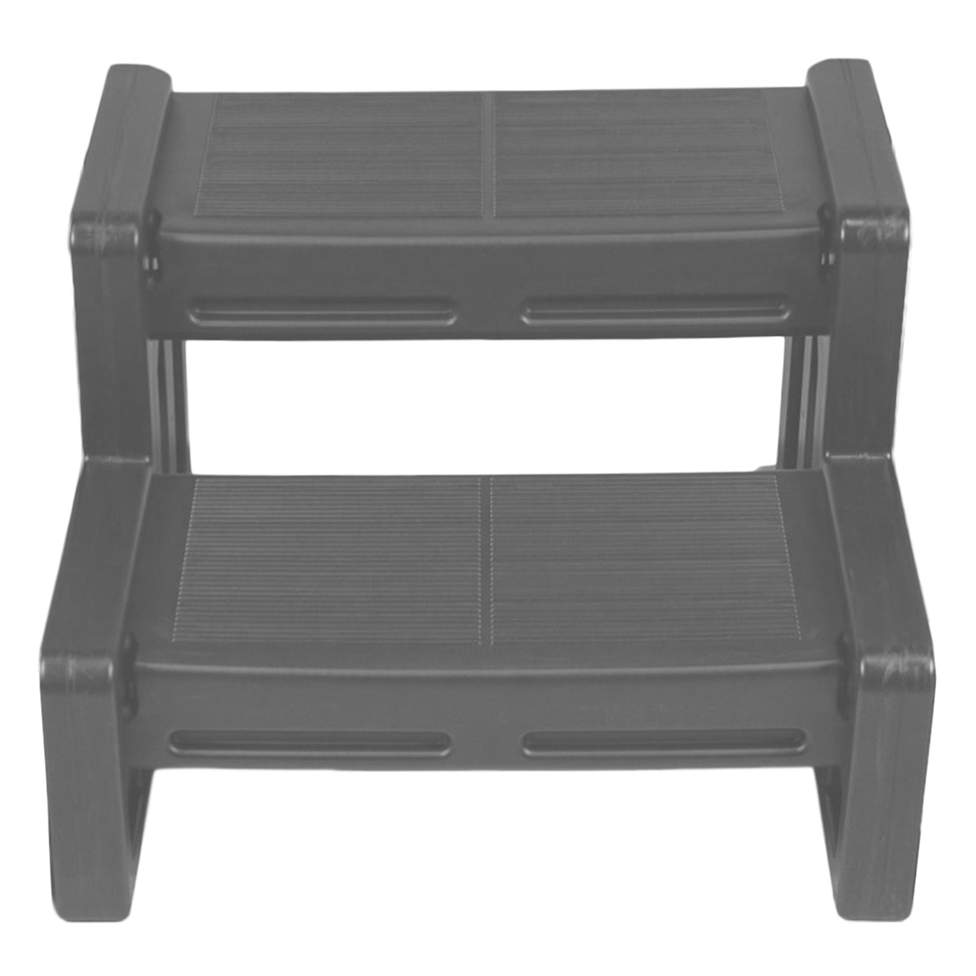 Vinyl Works 22 Inch Junior Resin Home Spa and Hot Tub Steps, Gray (Open Box) - VMInnovations