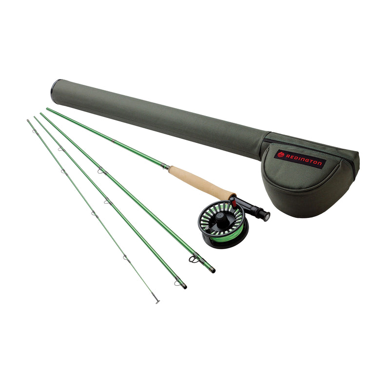 Redington 5 Line Weight 9 Foot 4 Piece Fly Fishing Rod and Reel Combo(For Parts)