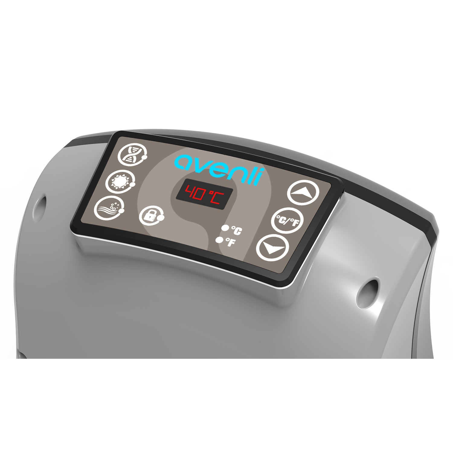JLeisure Avenli 1,200L 63" 6 Person Inflatable Round Hot Tub Spa, Gray (2 Pack) - VMInnovations