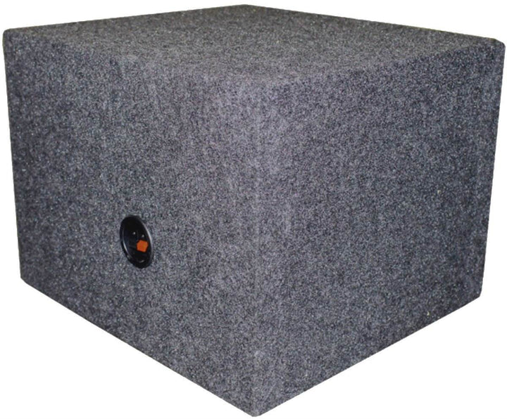 Q-Power 15" Single Empty Vented Ported Car Subwoofer Sub Enclosure (Open Box)