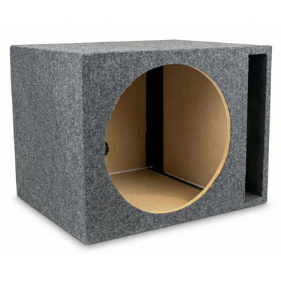 Q-Power 15" Single Vented Ported Car Audio Subwoofer Sub Box Enclosure (Used)
