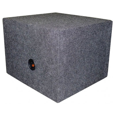 QPower 15" Single Empty Vented Ported Car Audio Sub Box Enclosure (For Parts)