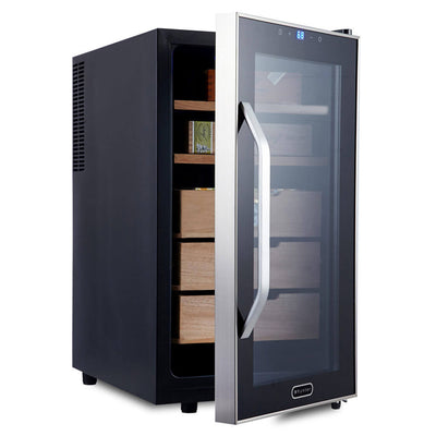 Whynter Elite Touch Control Stainless 1.8 cu.ft. Cigar Humidor, Black (Used)