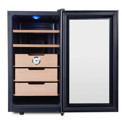Whynter Elite Touch Control Stainless 1.8 cu.ft. Cigar Humidor, Black (Used)